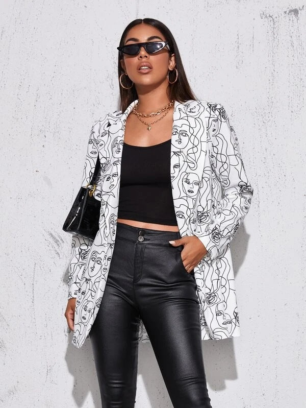 AIYA - Artistic Print Blazer