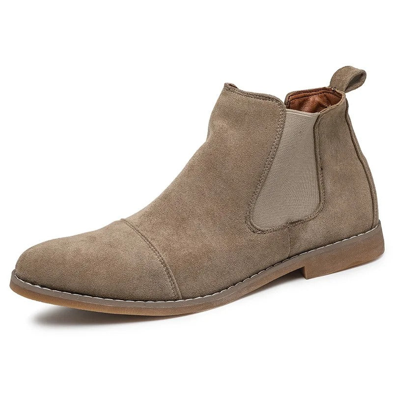 NELSON - Men's Classic Vegan Suede Chelsea Boots