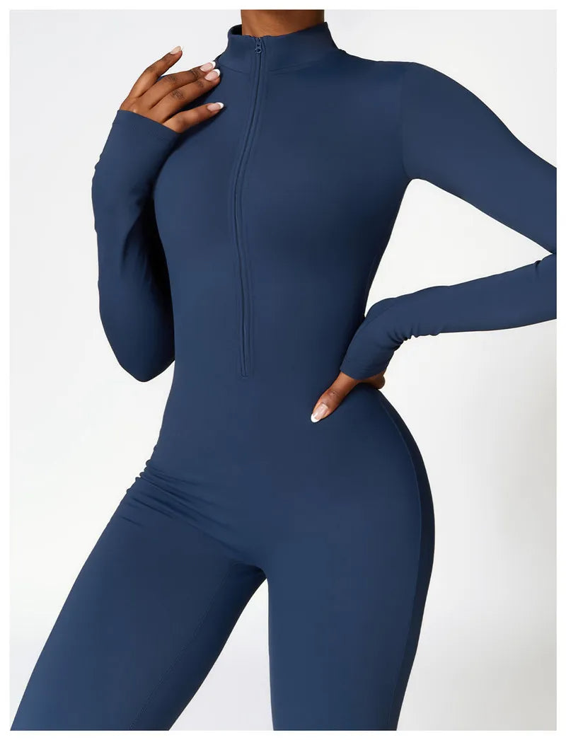 SPRT - Sports Jumpsuit With Zipper