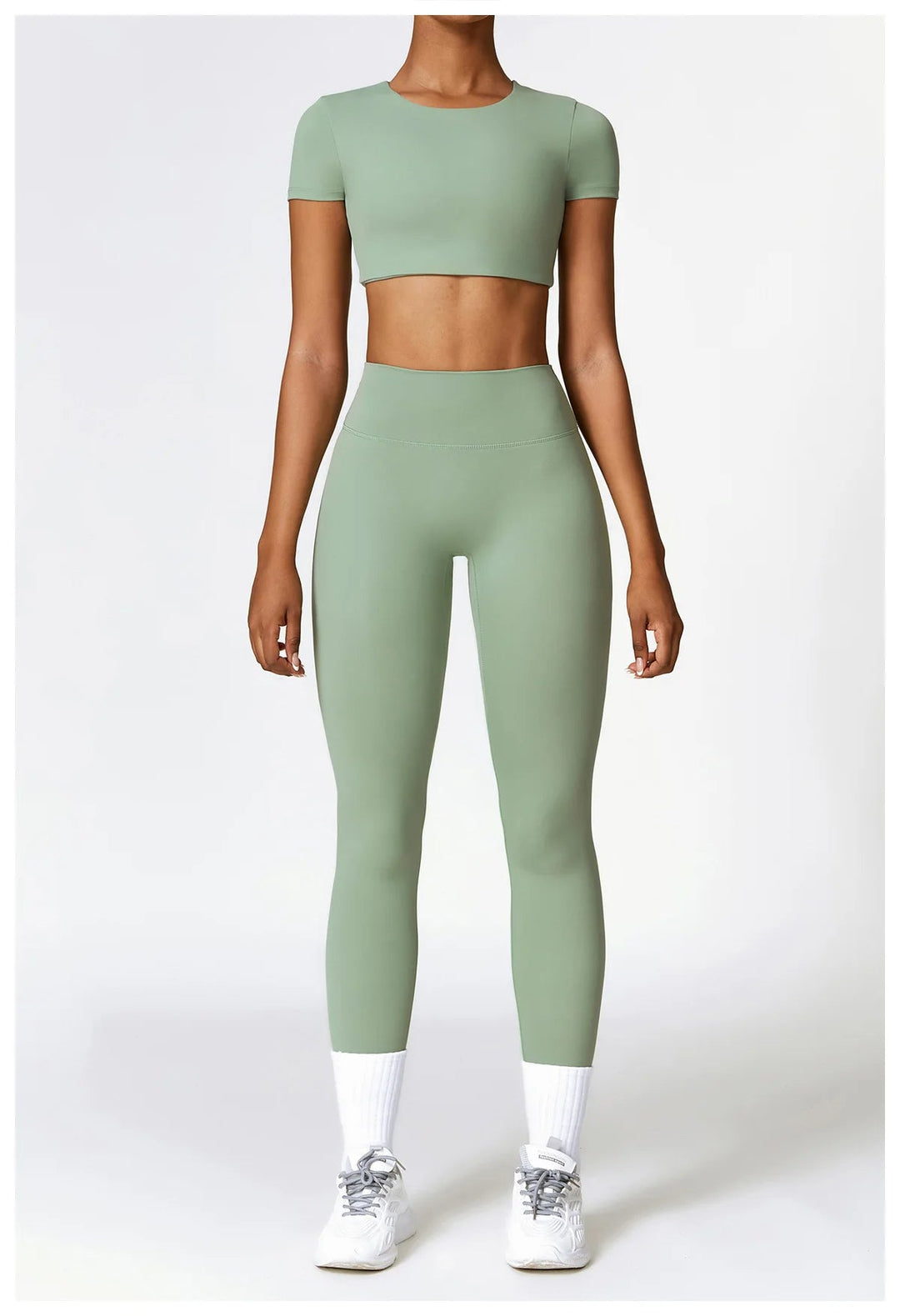 SPRT - Seamless Yoga Set With Crop Top