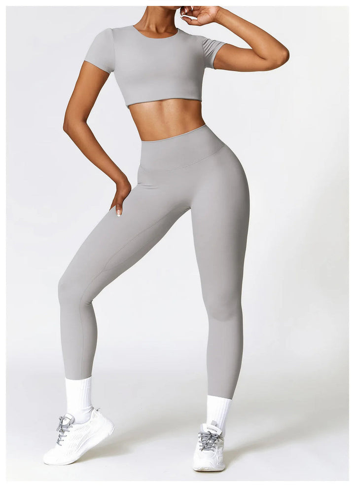 SPRT - Seamless Yoga Set With Crop Top