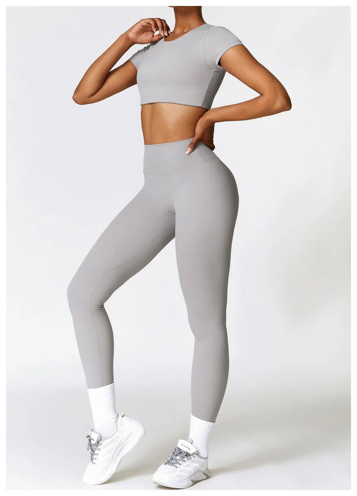 SPRT - Seamless Yoga Set With Crop Top