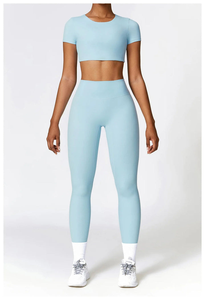 SPRT - Seamless Yoga Set With Crop Top