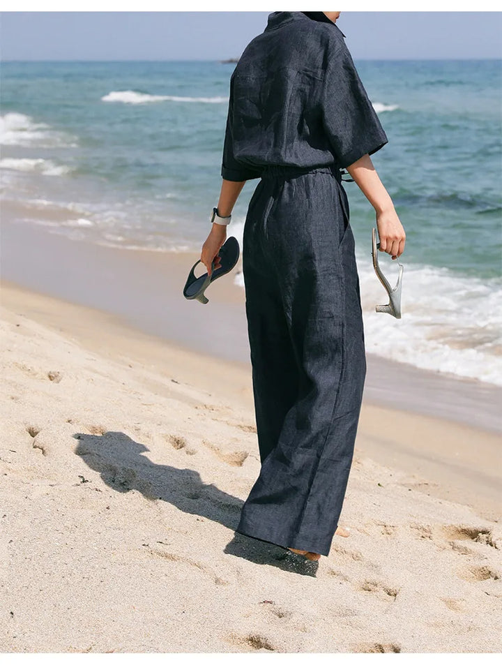 SHARA - Linen Jumpsuit