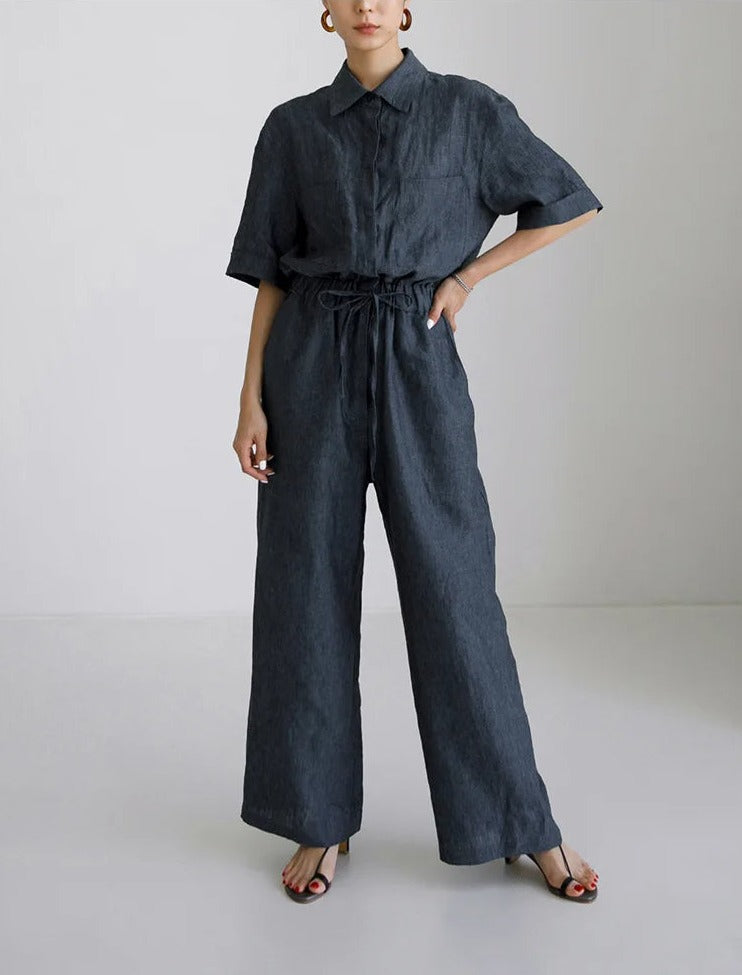 SHARA - Linen Jumpsuit