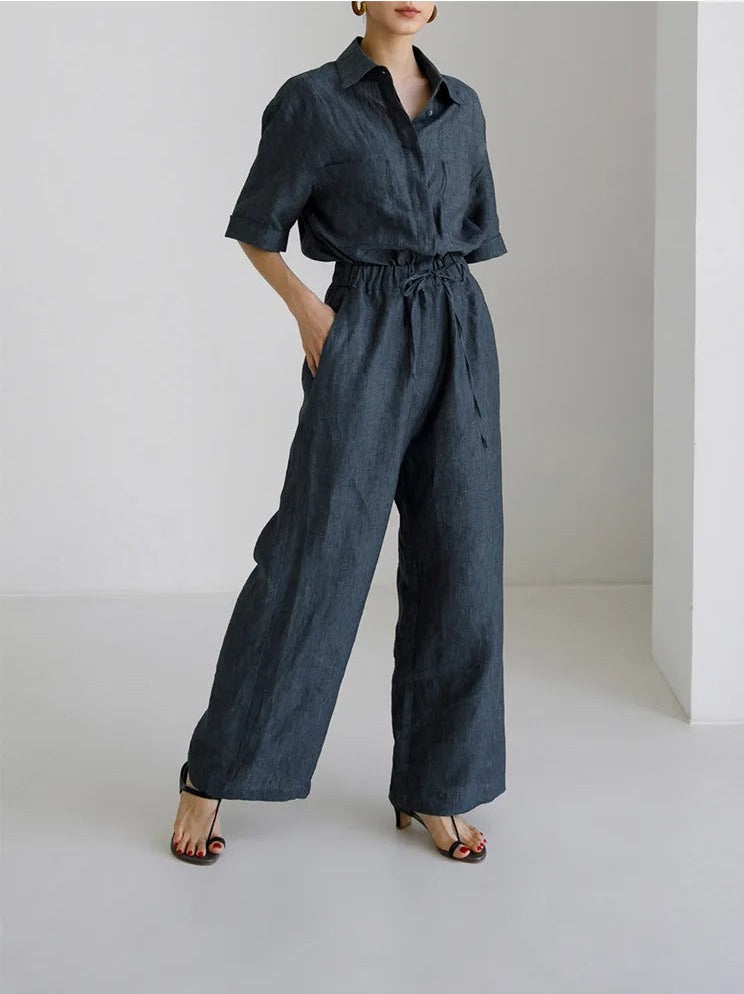 SHARA - Linen Jumpsuit