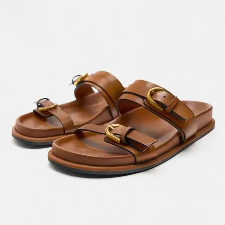 AKILA - Vegan Leather Strap Women's Sandals