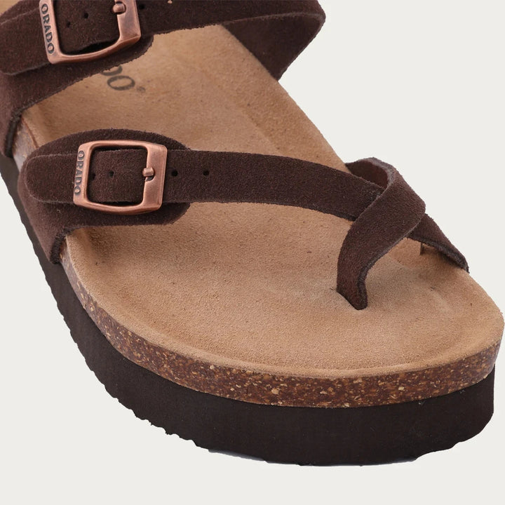 ORADO - Suede Slide Sandals