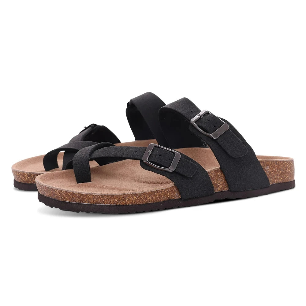 ORADO - Suede Slide Sandals