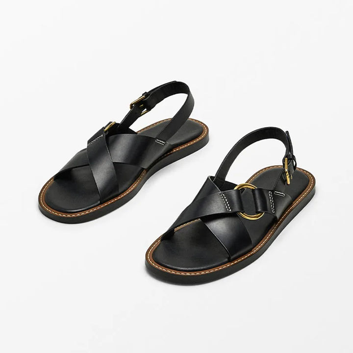 LYRA - Leather Strappy Sandals