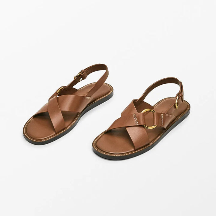 LYRA - Leather Strappy Sandals