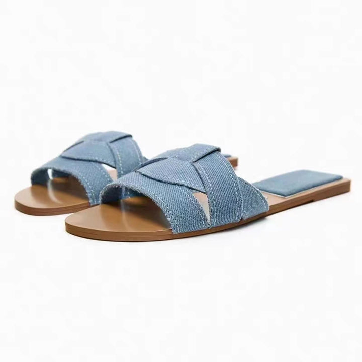 TYLA - Criss-Cross Strap Sandals