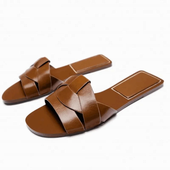 TYLA - Criss-Cross Strap Sandals