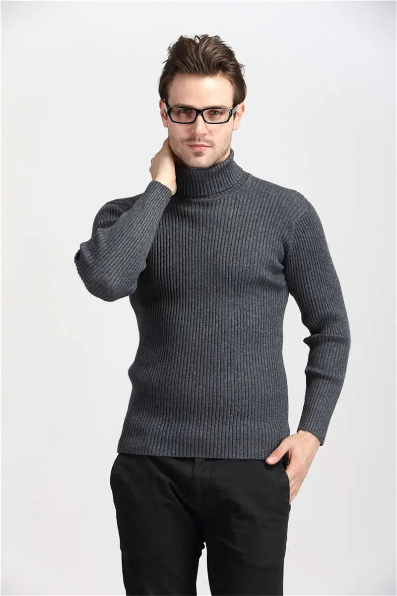 MAXWELL - Ribbed Turtleneck Sweater