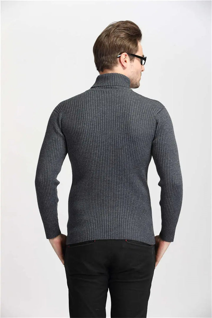 MAXWELL - Ribbed Turtleneck Sweater