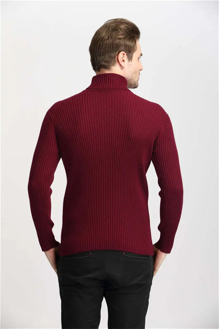 MAXWELL - Ribbed Turtleneck Sweater