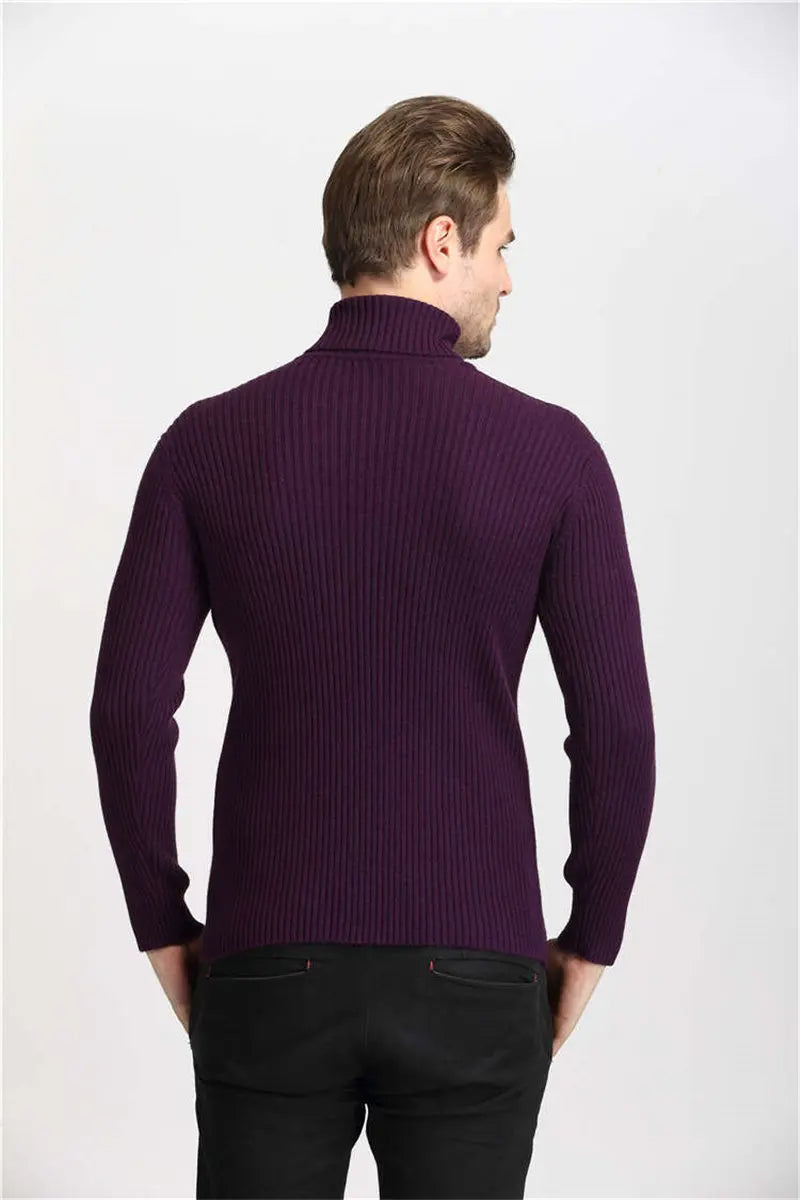 MAXWELL - Ribbed Turtleneck Sweater