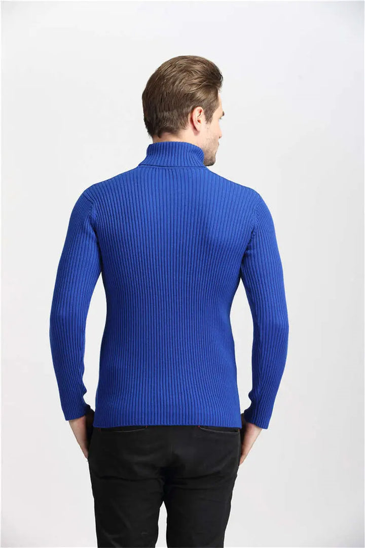 MAXWELL - Ribbed Turtleneck Sweater