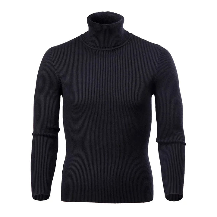 MAXWELL - Ribbed Turtleneck Sweater