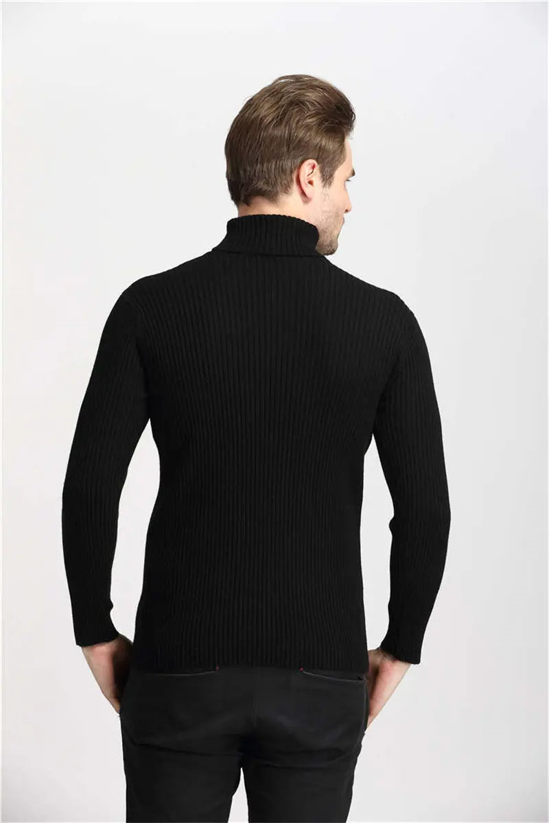 MAXWELL - Ribbed Turtleneck Sweater