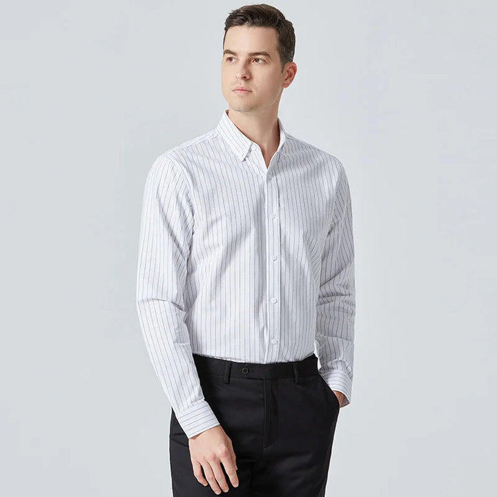 CARR - Classic Striped Button-Down Shirt