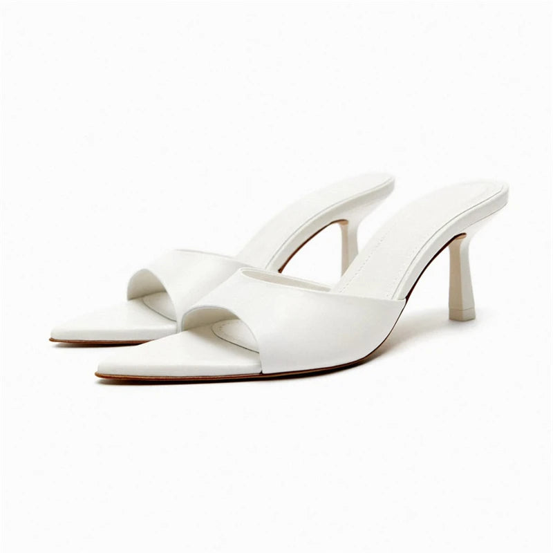 ORLA - Open-Toe Heeled Mules