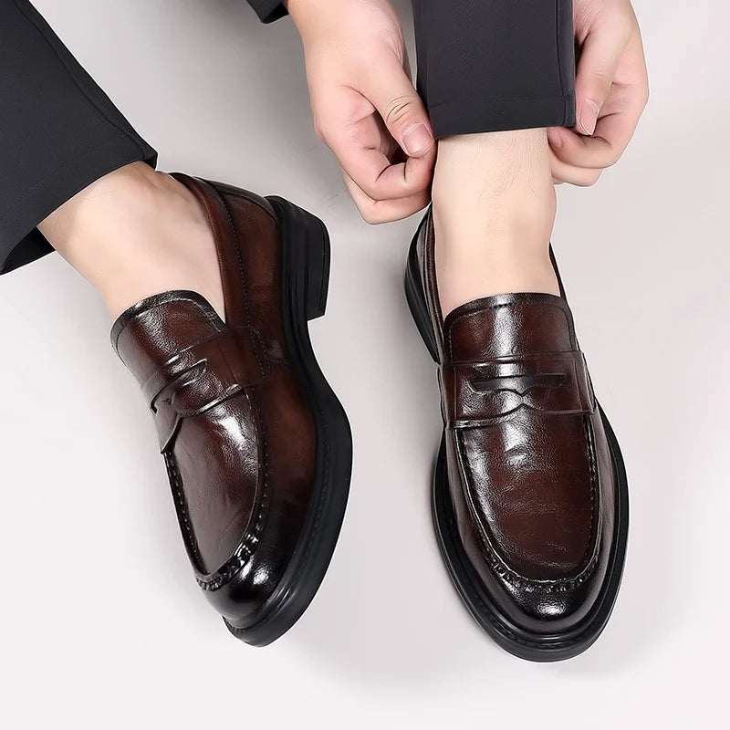 DALE - Men's Leather Oxford Loafers