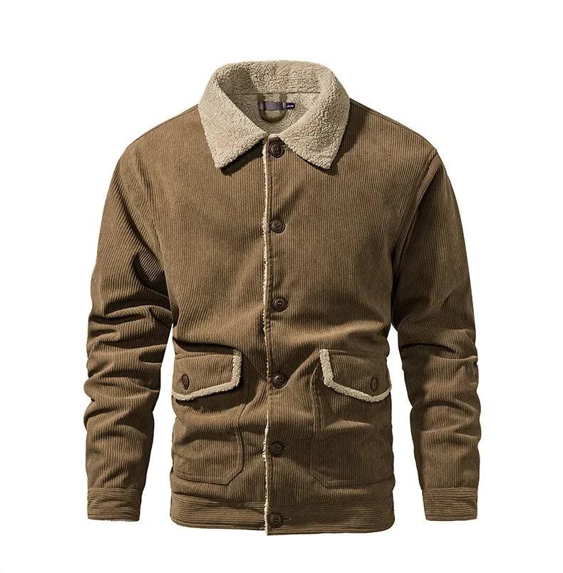 ABBEV - Men's Corduroy Sherpa Jacket