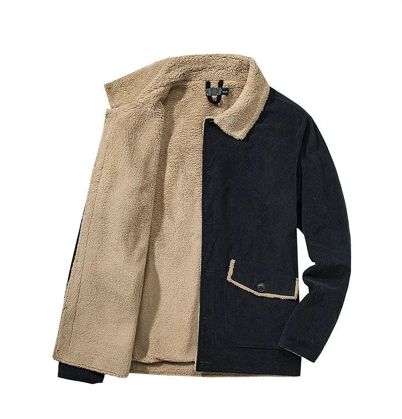 ABBEV - Men's Corduroy Sherpa Jacket