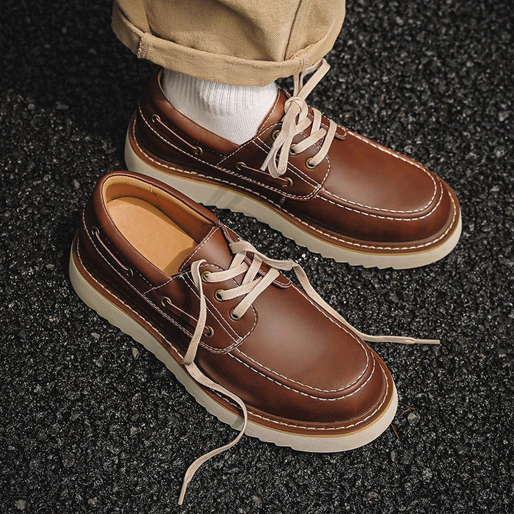 CULLEN - Leather Boat Shoes