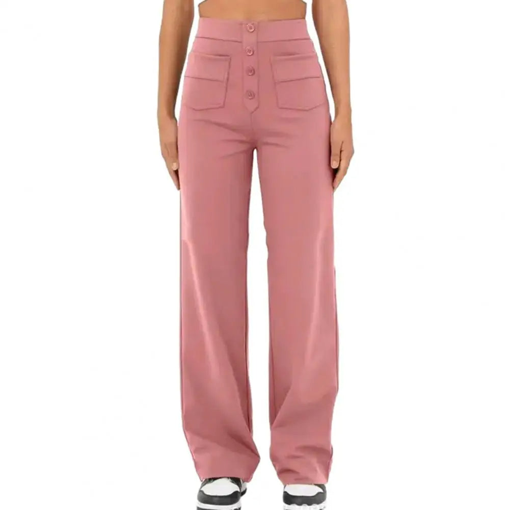 SKIBLE- Comfy High-Waist Wide Leg Stretch Trousers