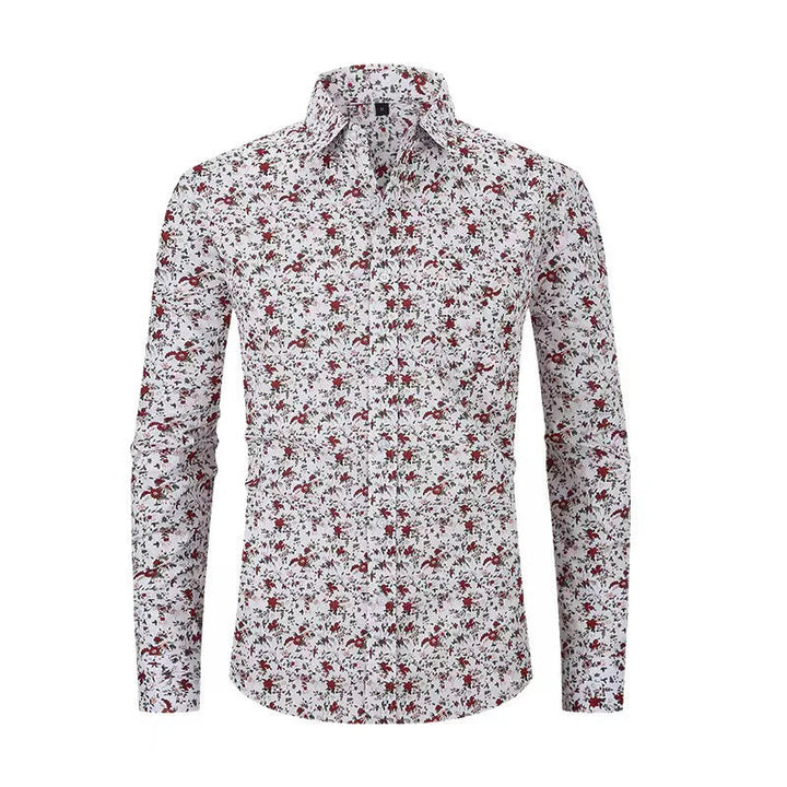 SENNA - Men's Floral Print Casual Shirt