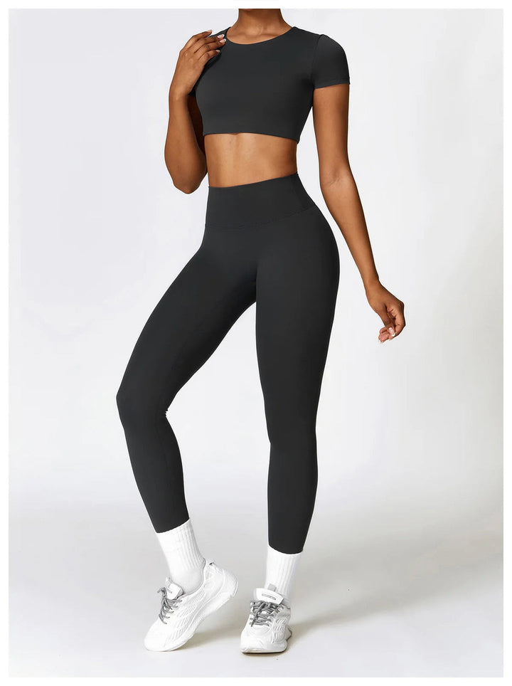 SPRT - Seamless Yoga Set With Crop Top