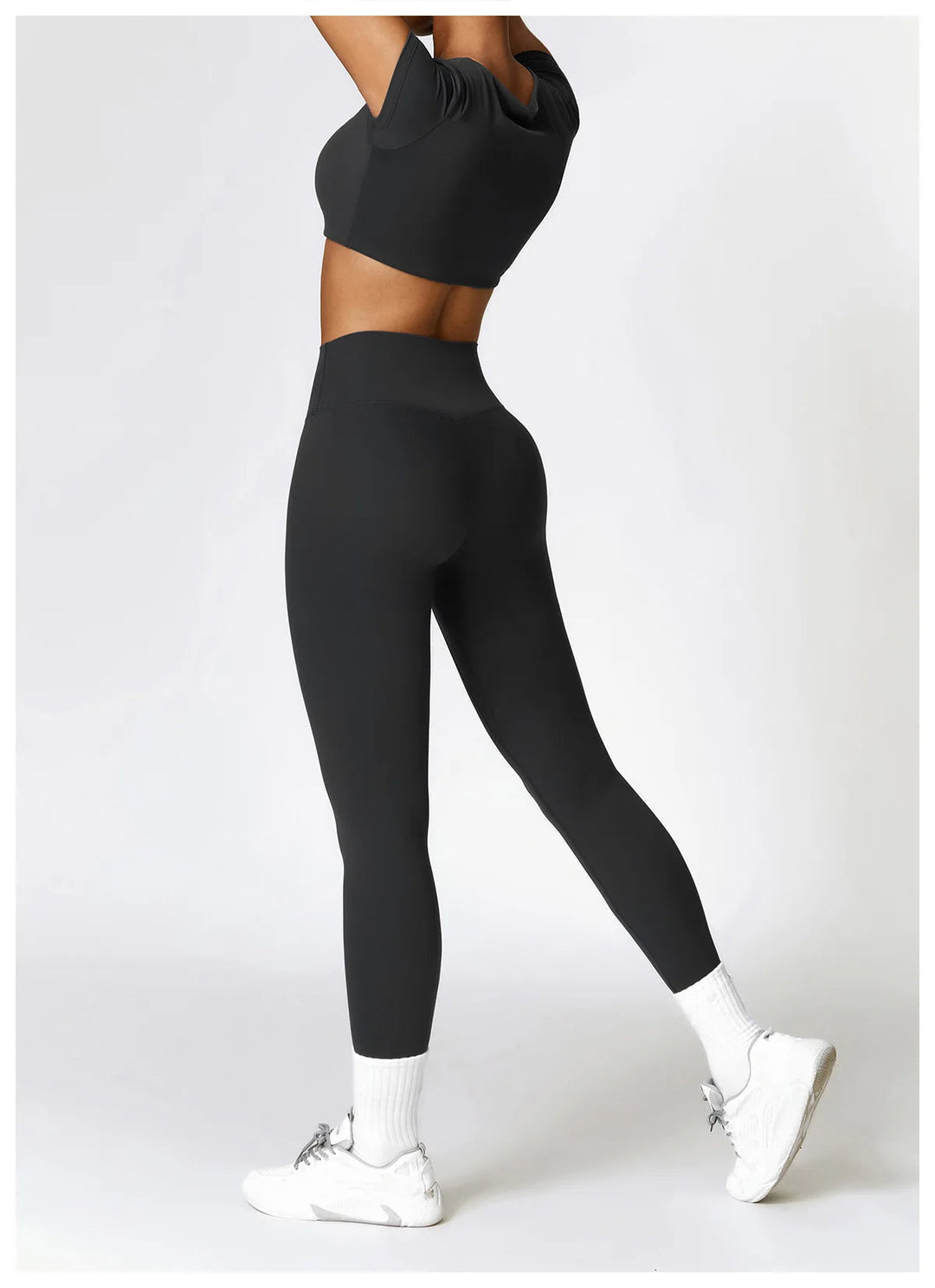 SPRT - Seamless Yoga Set With Crop Top