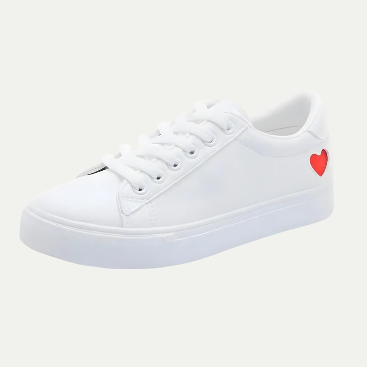 KUPID - Heart Accent Low-Top Sneakers