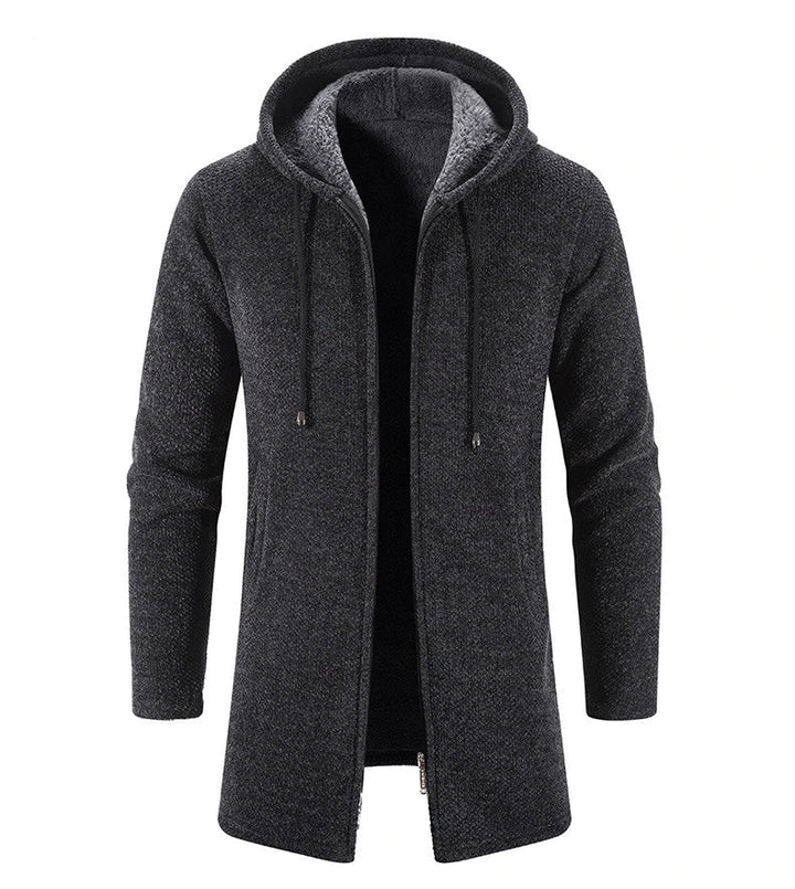 KRIST - Men's Long Hooded Cardigan