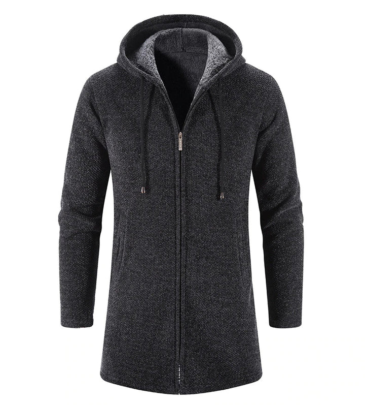 KRIST - Men's Long Hooded Cardigan