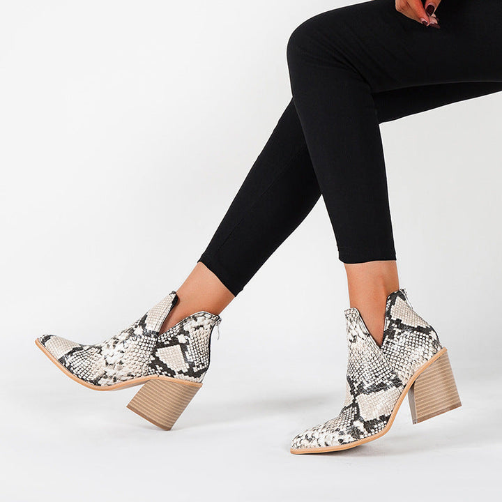 Odessa - Multi-Print Ankle Boots