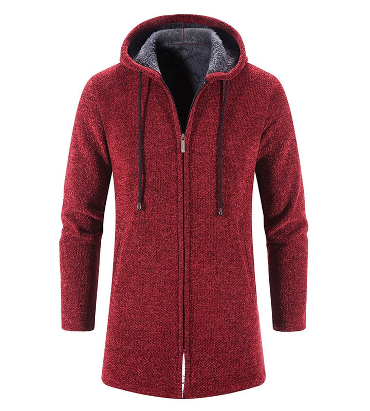 KRIST - Men's Long Hooded Cardigan