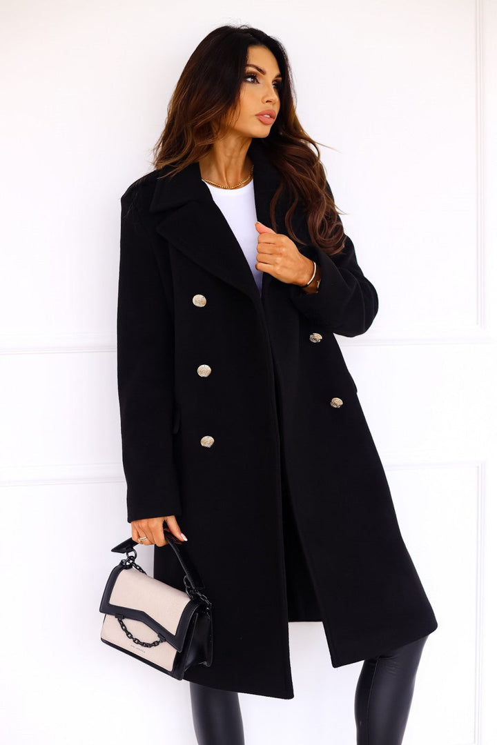 ILONA - Double Breasted Wool Coat