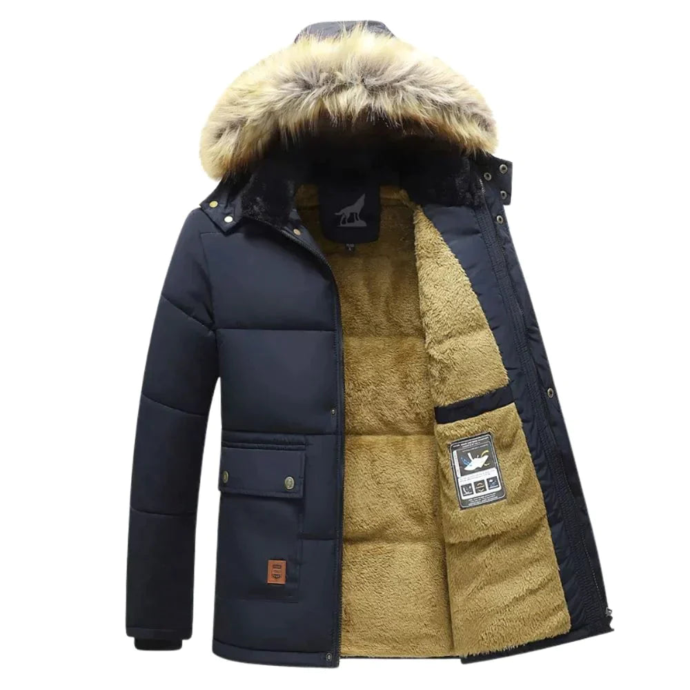 ENZO - Winter Parka With Detachable Hood