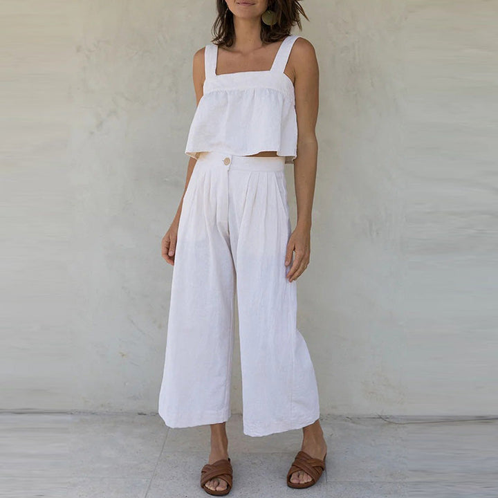 CALEN - Two Piece Linen Set