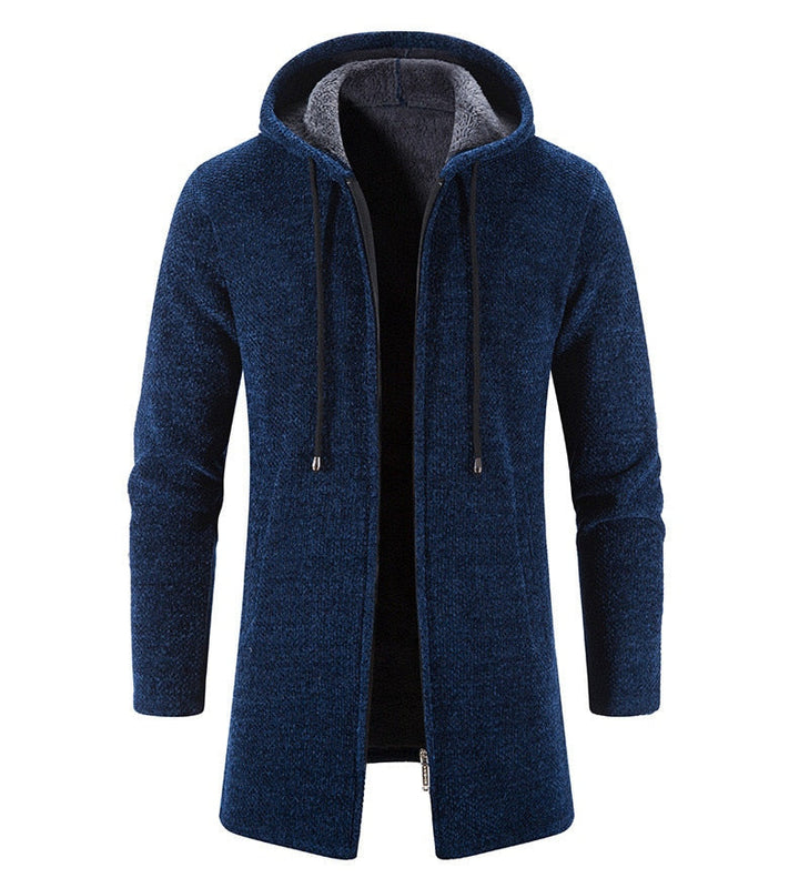 KRIST - Men's Long Hooded Cardigan