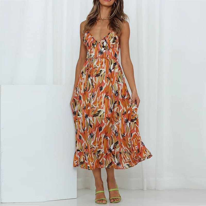 Rhylee - Boho Printed Dress