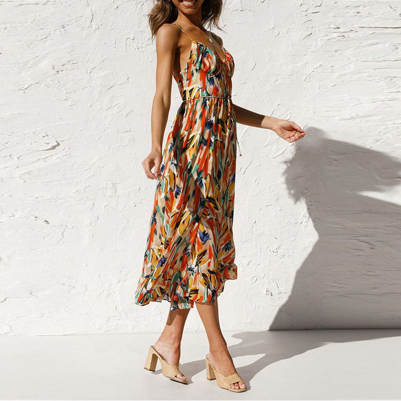 Rhylee - Boho Printed Dress