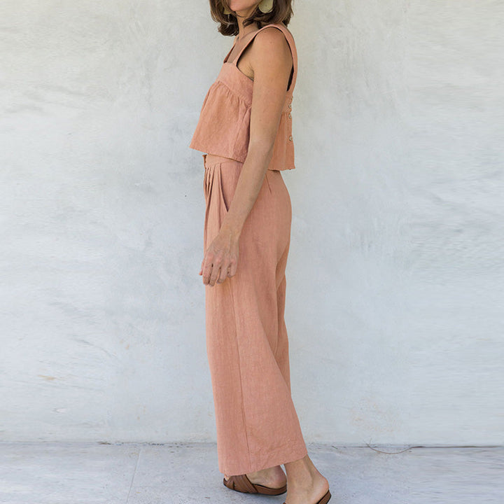 CALEN - Two Piece Linen Set