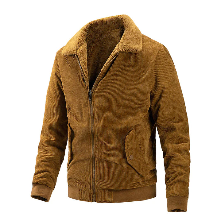 JIMMY - Bomber Jacket With Wool Lining