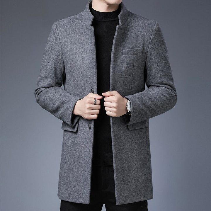 HAROLD - Effen Wool Trench Coat Windproof