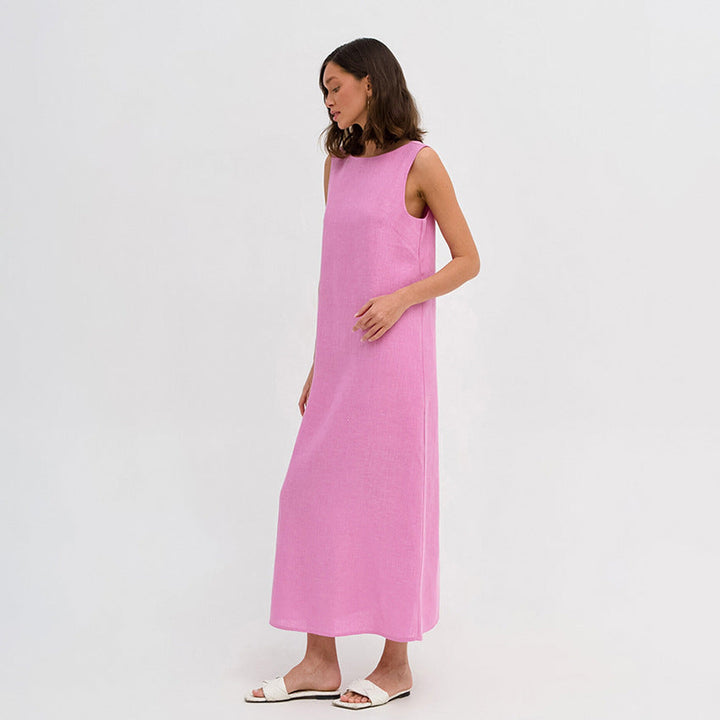 ESTEE - French Style Long A-line dress