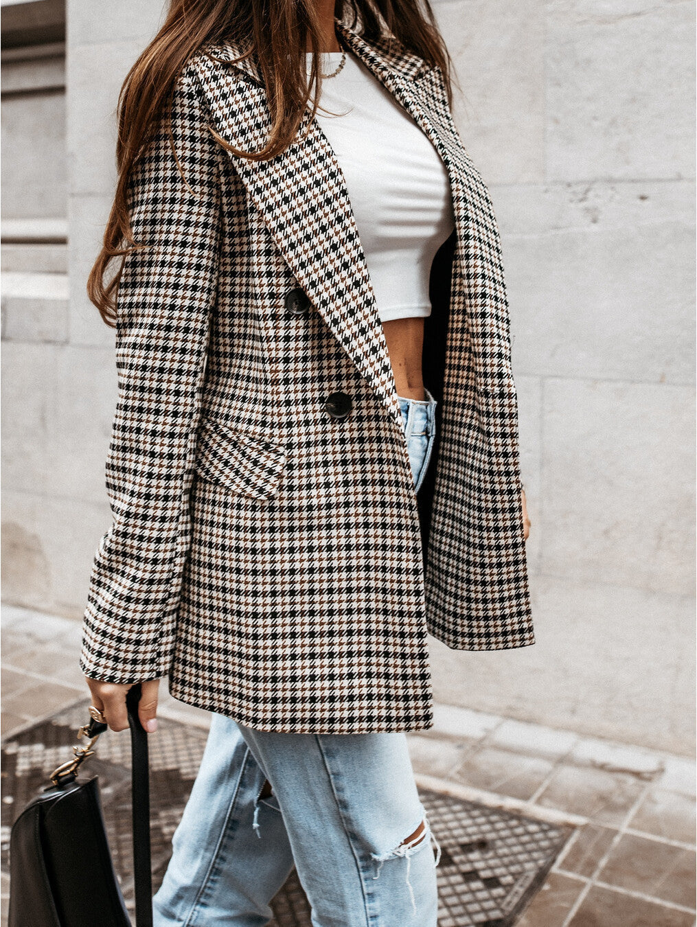 NALA - Checkered Blazer